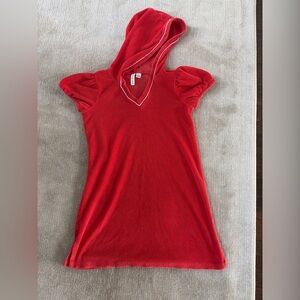 Janie and Jack Red Swim Coverup